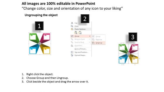 Business Deal Graph Icons Illustration Powerpoint Template