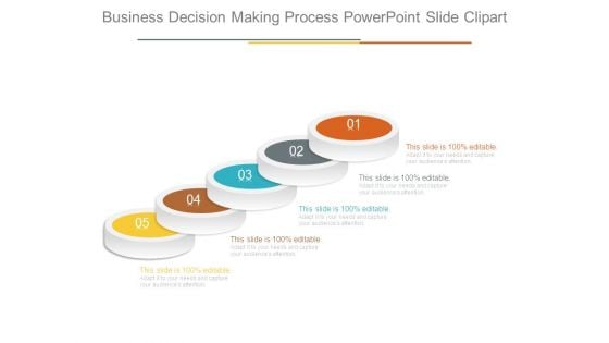 Business Decision Making Process Powerpoint Slide Clipart