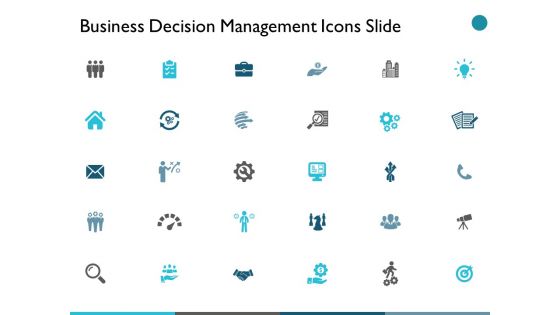 Business Decision Management Icons Slide Magnify Glass Ppt PowerPoint Presentation Professional Designs