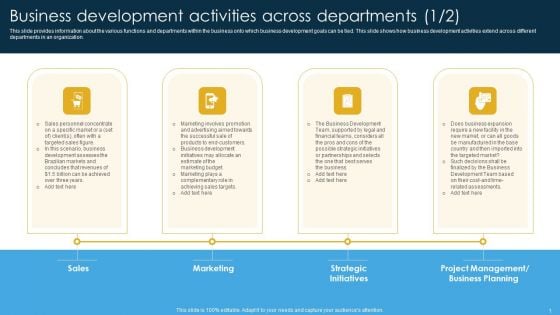 Business Development Activities Across Departments Ppt PowerPoint Presentation File Professional PDF Business Development Activities Across Departments Ppt PowerPoint Presentation File Professional PDF