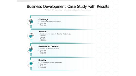 Business Development Case Study With Results Ppt PowerPoint Presentation Gallery Guide