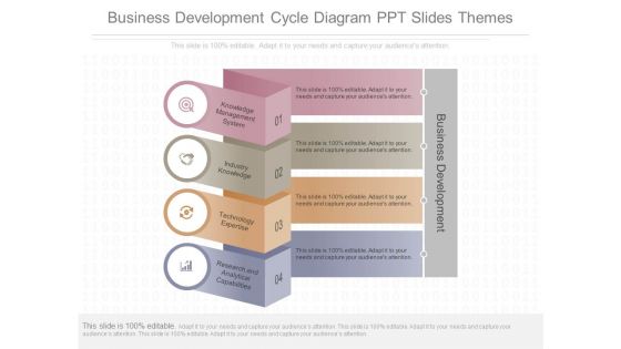 Business Development Cycle Diagram Ppt Slides Themes