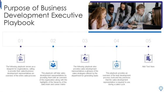 Business Development Executive Playbook Ppt PowerPoint Presentation Complete Deck With Slides