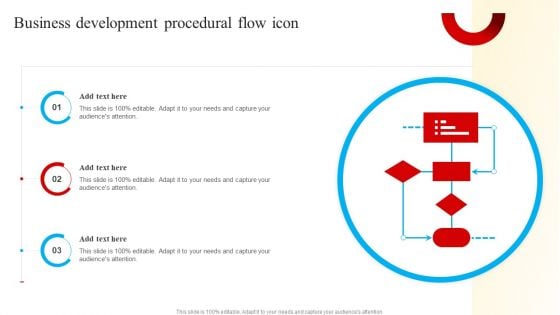 Business Development Procedural Flow Icon Topics PDF