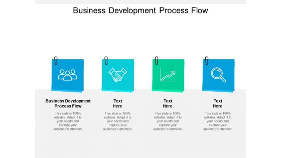 Business Development Process Flow Ppt PowerPoint Presentation Infographic Template Structure Cpb