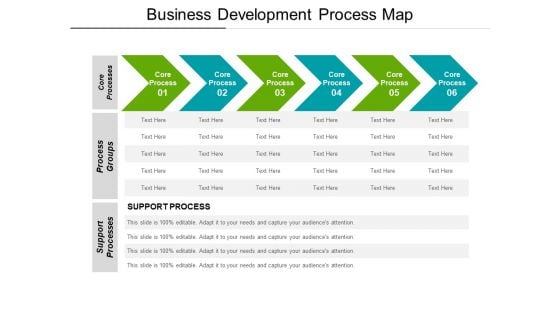 Business Development Process Map Ppt PowerPoint Presentation File Information PDF