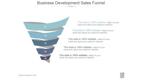 Business Development Sales Funnel Ppt PowerPoint Presentation Images