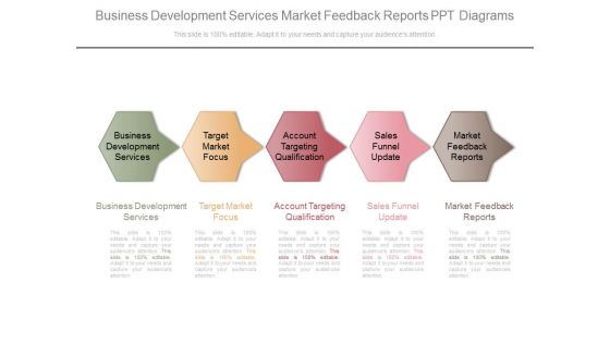 Business Development Services Market Feedback Reports Ppt Diagrams