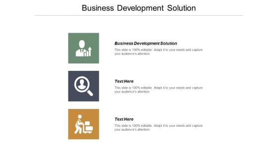 Business Development Solution Ppt PowerPoint Presentation Summary Professional Cpb