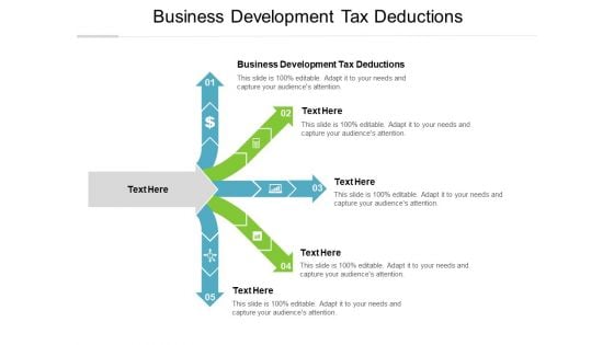 Business Development Tax Deductions Ppt PowerPoint Presentation Professional Show Cpb