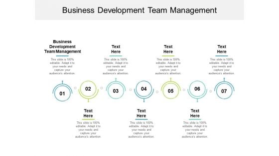 Business Development Team Management Ppt PowerPoint Presentation Gallery Themes Cpb