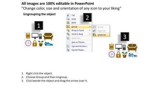 Business Diagram 3d Icons For Internet Based Things Presentation Template