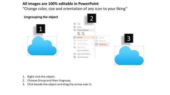 Business Diagram Exponentially Growing Big Data With Icons Surrounding Cloud Ppt Slide