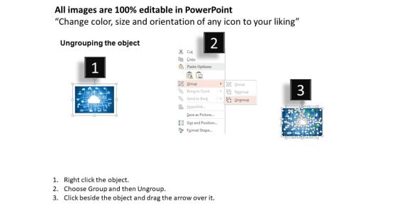 Business Diagram Various Icons Of Internet Of Things Presentation Template