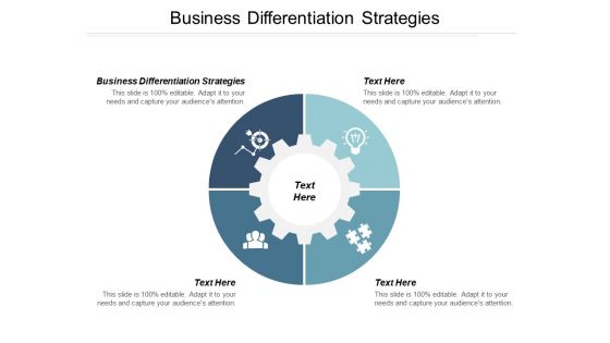 Business Differentiation Strategies Ppt PowerPoint Presentation Slides Graphics Pictures