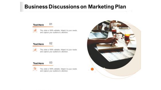 Business Discussions On Marketing Plan Ppt PowerPoint Presentation File Vector PDF