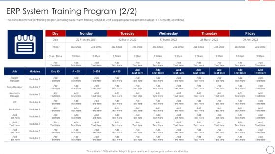 Business ERP Software ERP System Training Program Introduction PDF