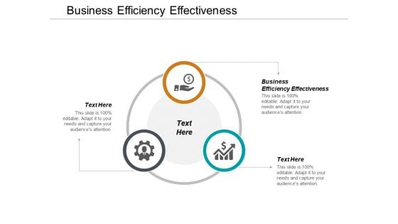 Business Efficiency Effectiveness Ppt PowerPoint Presentation Icon Display Cpb