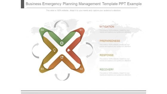 Business Emergency Planning Management Template Ppt Example