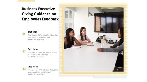 Business Executive Giving Guidance On Employees Feedback Ppt PowerPoint Presentation File Graphics Tutorials PDF Business Executive Giving Guidance On Employees Feedback Ppt PowerPoint Presentation File Graphics Tutorials PDF