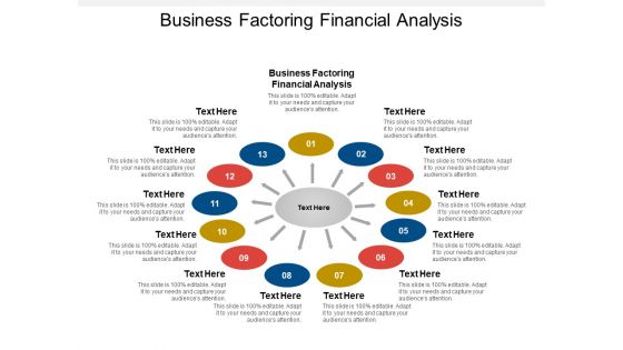 Business Factoring Financial Analysis Ppt PowerPoint Presentation Summary Skills Cpb Pdf