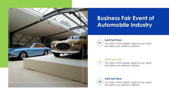 Business Fair Event Of Automobile Industry Mockup PDF