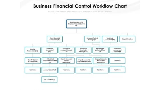 Business Financial Control Workflow Chart Ppt PowerPoint Presentation Show Gallery PDF