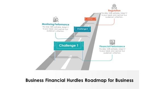 Business Financial Hurdles Roadmap For Business Ppt PowerPoint Presentation File Layout Ideas PDF