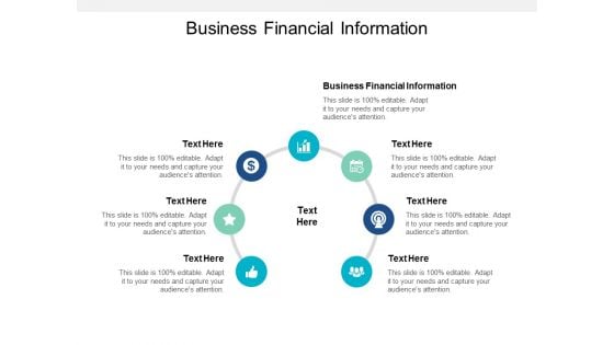 Business Financial Information Ppt PowerPoint Presentation Professional Icon Cpb