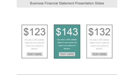 Business Financial Statement Ppt PowerPoint Presentation Professional