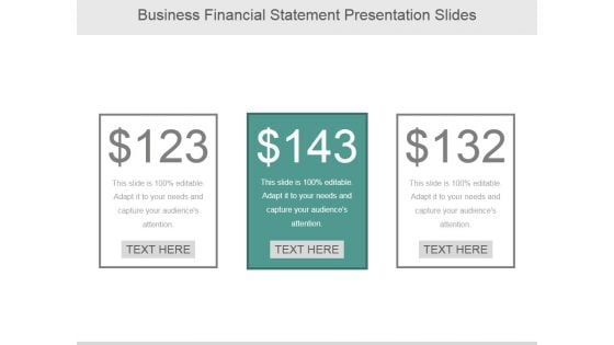 Business Financial Statement Ppt PowerPoint Presentation Professional