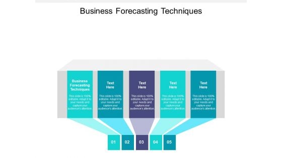 Business Forecasting Techniques Ppt PowerPoint Presentation Portfolio Guide Cpb Pdf