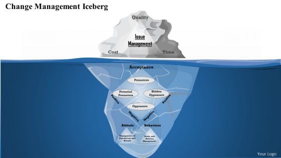 Business Framework Change Management Iceberg