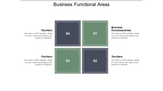 Business Functional Areas Ppt PowerPoint Presentation Infographic Template Inspiration Cpb