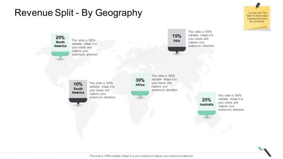 Business Functions Administration Revenue Split By Geography Ideas PDF