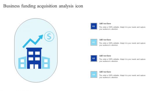 Business Funding Acquisition Analysis Icon Guidelines PDF