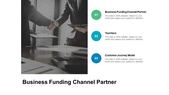 Business Funding Channel Partner Ppt PowerPoint Presentation Inspiration Professional Cpb