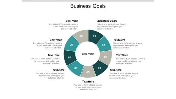 Business Goals Ppt Powerpoint Presentation Infographics Samples Cpb