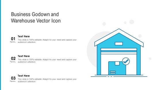 Business Godown And Warehouse Vector Icon Ppt PowerPoint Presentation File Model PDF