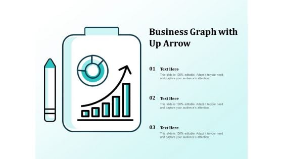 Business Graph With Up Arrow Ppt PowerPoint Presentation Gallery Information