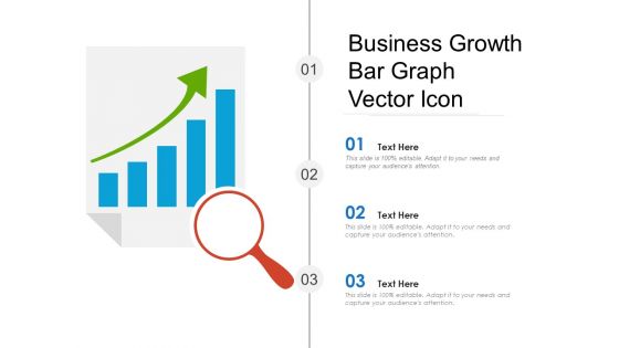 Business Growth Bar Graph Vector Icon Ppt PowerPoint Presentation Icon Inspiration PDF