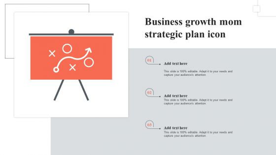 Business Growth Mom Strategic Plan Icon Sample PDF