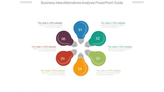 Business Idea Alternatives Analysis Powerpoint Guide