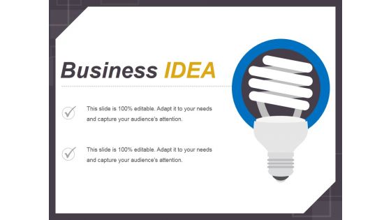 Business Idea Ppt PowerPoint Presentation Portfolio Files