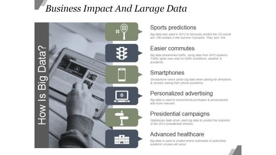 Business Impact And Large Data Ppt PowerPoint Presentation Example 2015