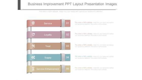 Business Improvement Ppt Layout Presentation Images