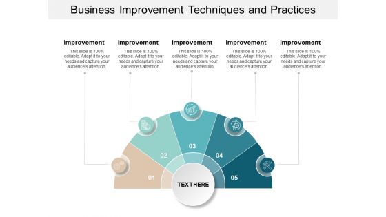 Business Improvement Techniques And Practices Ppt PowerPoint Presentation File Graphics Tutorials