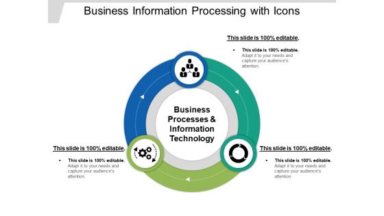 Business Information Processing With Icons Ppt PowerPoint Presentation Outline Example File