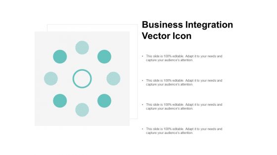 Business Integation Vector Icon Ppt PowerPoint Presentation Show Template