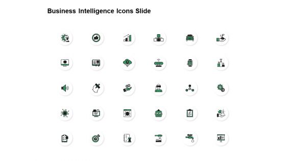 Business Intelligence Icons Slide Growth Financial Ppt PowerPoint Presentation Files